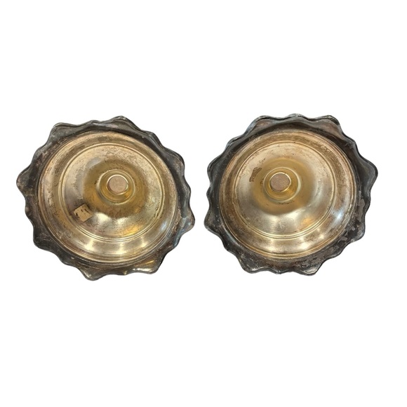 Vintage Sheridan E.P.S Silver Plated Candle Candlestick Holder 4” - Picture 8 of 10